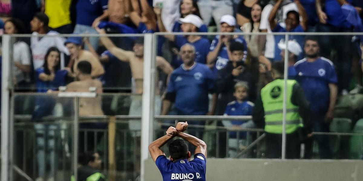 Bruno Rodrigues valoriza apoio da torcida na vitória sobre o Grêmio (THOMÁS SANTOS/STAFF IMAGES/CRUZEIRO)