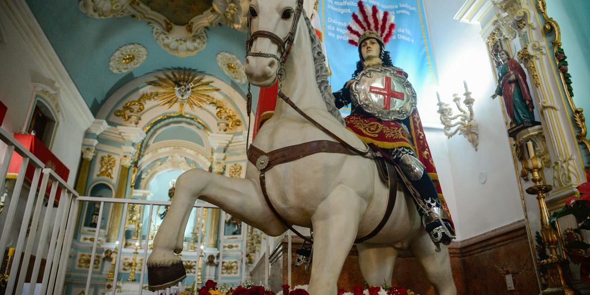 Santo é celebrado em 23 de abril e festas reúnem milhares de devotos (Tomaz Silva/Agência Brasil)