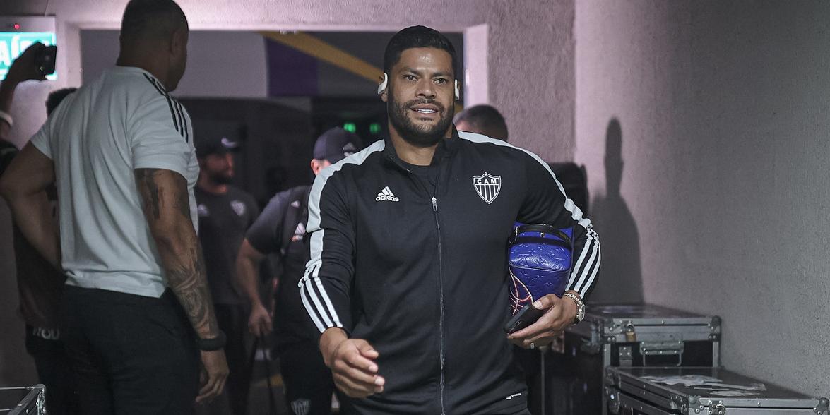 Foto do tornozelo de Hulk chamou atenção, mas jogador não deve ser desfalque (Pedro Souza/Atlético)