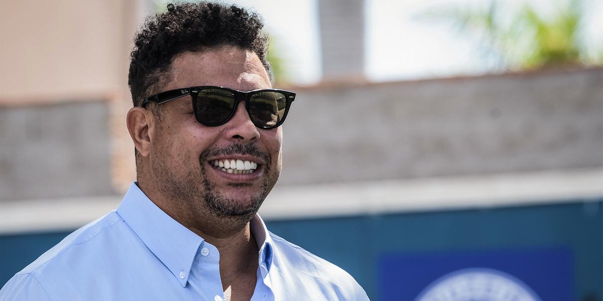 Ronaldo acompanha treino na Toca II antes do jogo contra o Santos (Gustavo Aleixo / Cruzeiro)