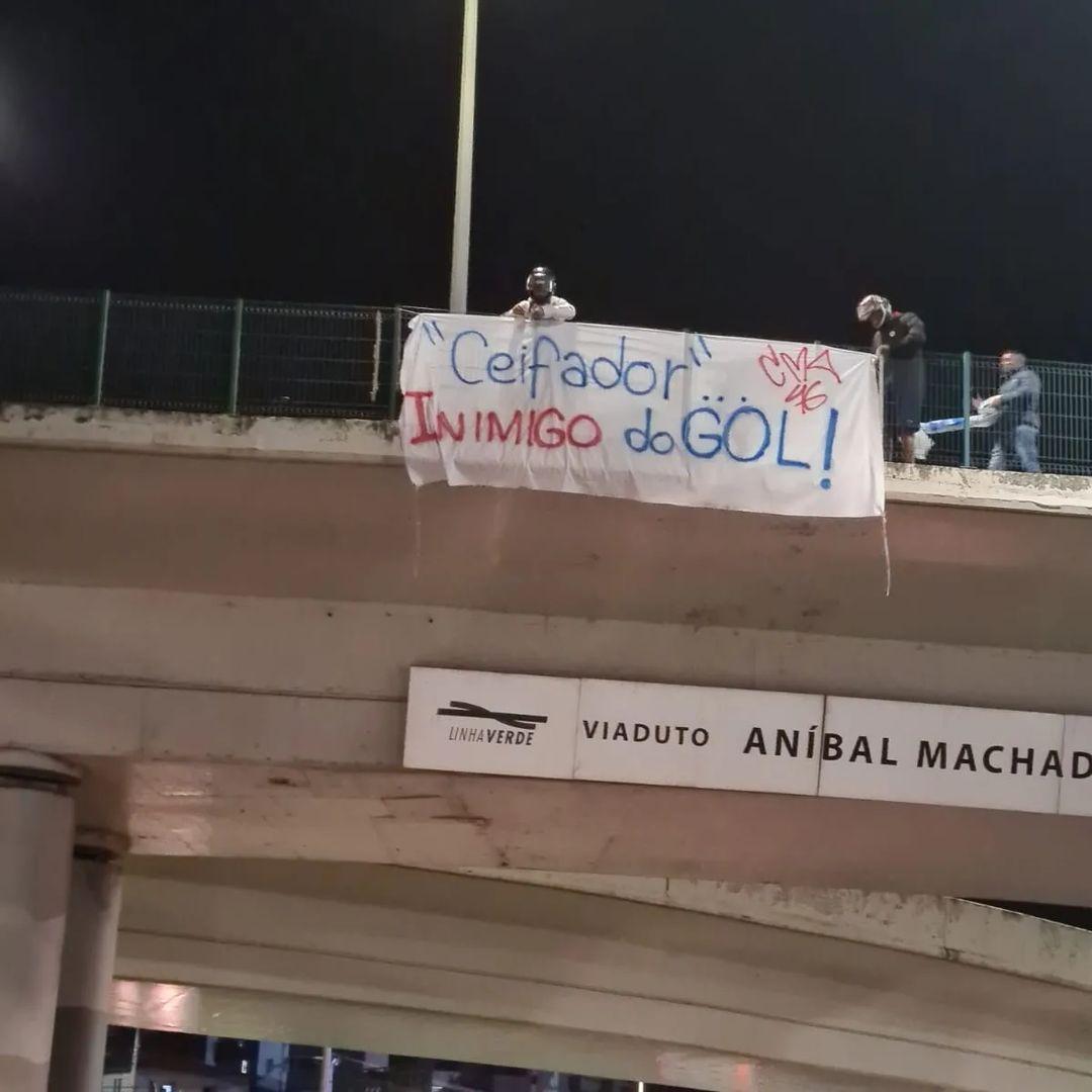 Com apenas um gol, Ceifador é cobrado por organizada do Cruzeiro (Reprodução / Instagram Máfia Azul)