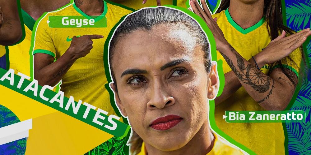 Com Marta em sua última Copa, Brasil vai em busca de título inédito (Reprodução / Twitter Seleção Brasileira Feminina)