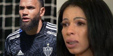 Mulher confessa que pediu dinheiro a Everson para não expor traição do jogador (Montagem / Foto: Pedro Souza - Atlético - Reprodução / Twitter)