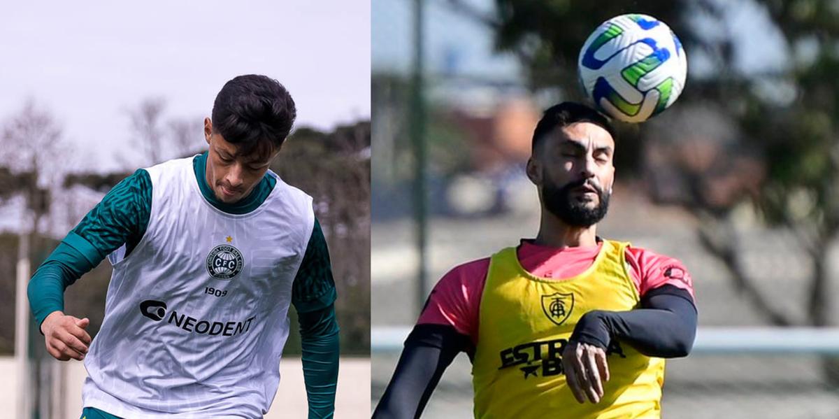 Rodada tem briga da zona de rebaixamento entre Coritiba e América (Montagem / Divulgação Coritiba / Mourão Panda - América)