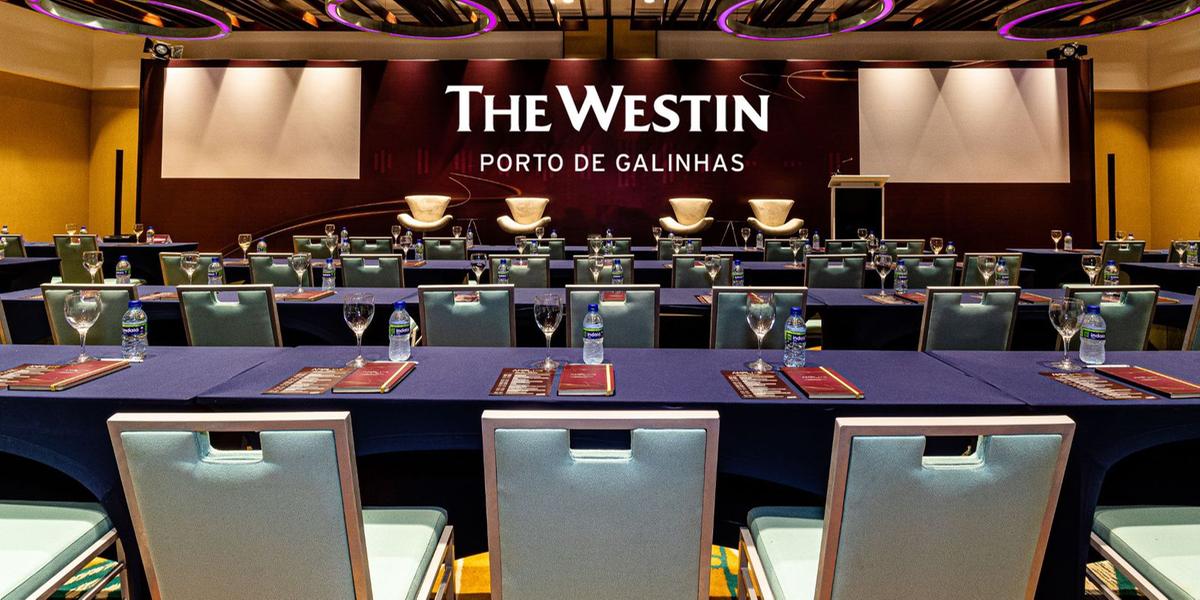 Além das salas de eventos, o The Westin Porto de Galinhas tem espaços funcionais que podem ser privatizados para festas, happy hours, welcome drinks, casamentos, bodas e outras ocasiões sociais (Divulgação)