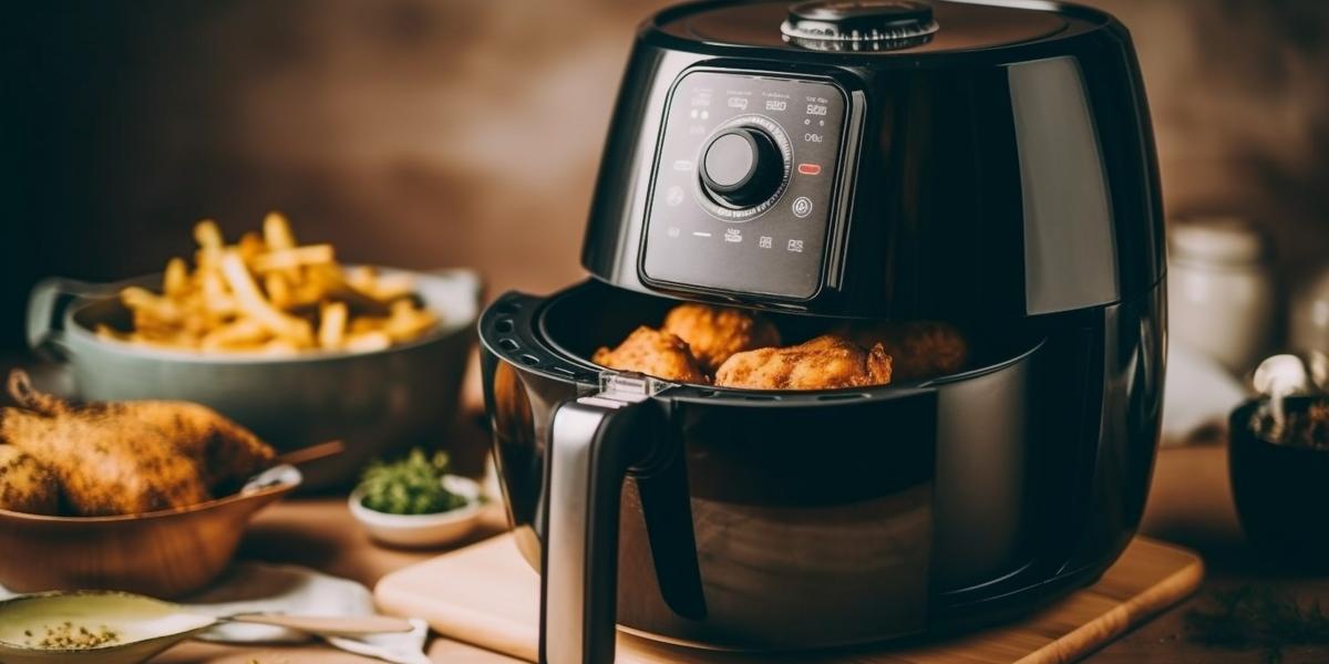 A air fryer, ou fritadeira a ar, foi o eletroeletrônico cujas vendas apresentaram o maior crescimento no primeiro semestre de 2023, com comercialização 85% acima do registrado entre janeiro e junho de 2022 (Vecstock)