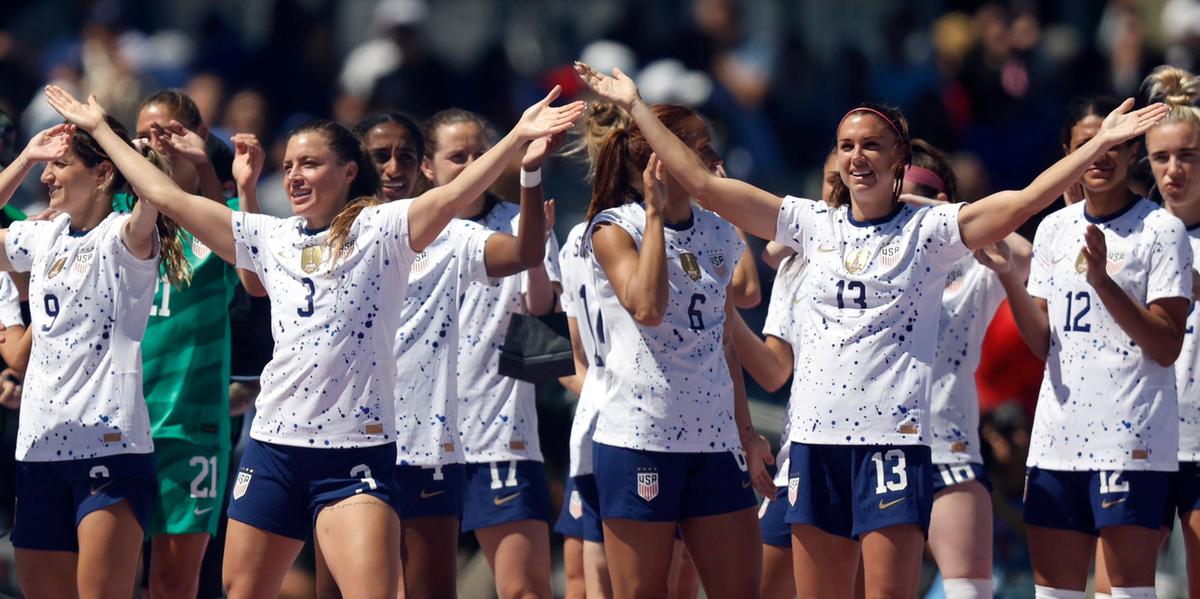 Luta pelo título deve envolver países como EUA, Inglaterra e Brasil (Reprodução / Twitter U.S. Women's National Soccer Team)