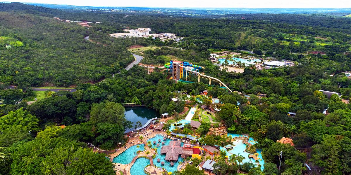 O Hot Park, considerado um dos melhores parques aquáticos do mundo, fica dentro do complexo Rio Quente Parques & Resorts (Divulgação / Aviva)