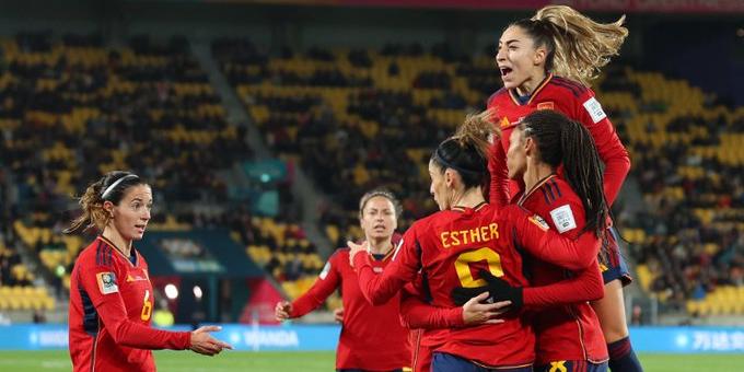 Espanha larga na frente no Grupo C (Reprodução / Twitter  FIFA Women's World Cup)