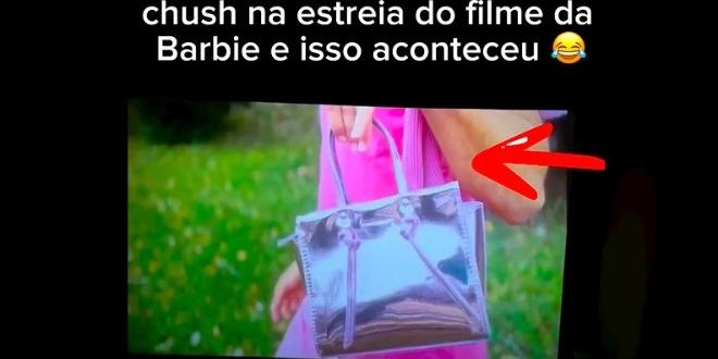 Antes do filme começar, uma surpresa! (Reprodução / redes sociais)