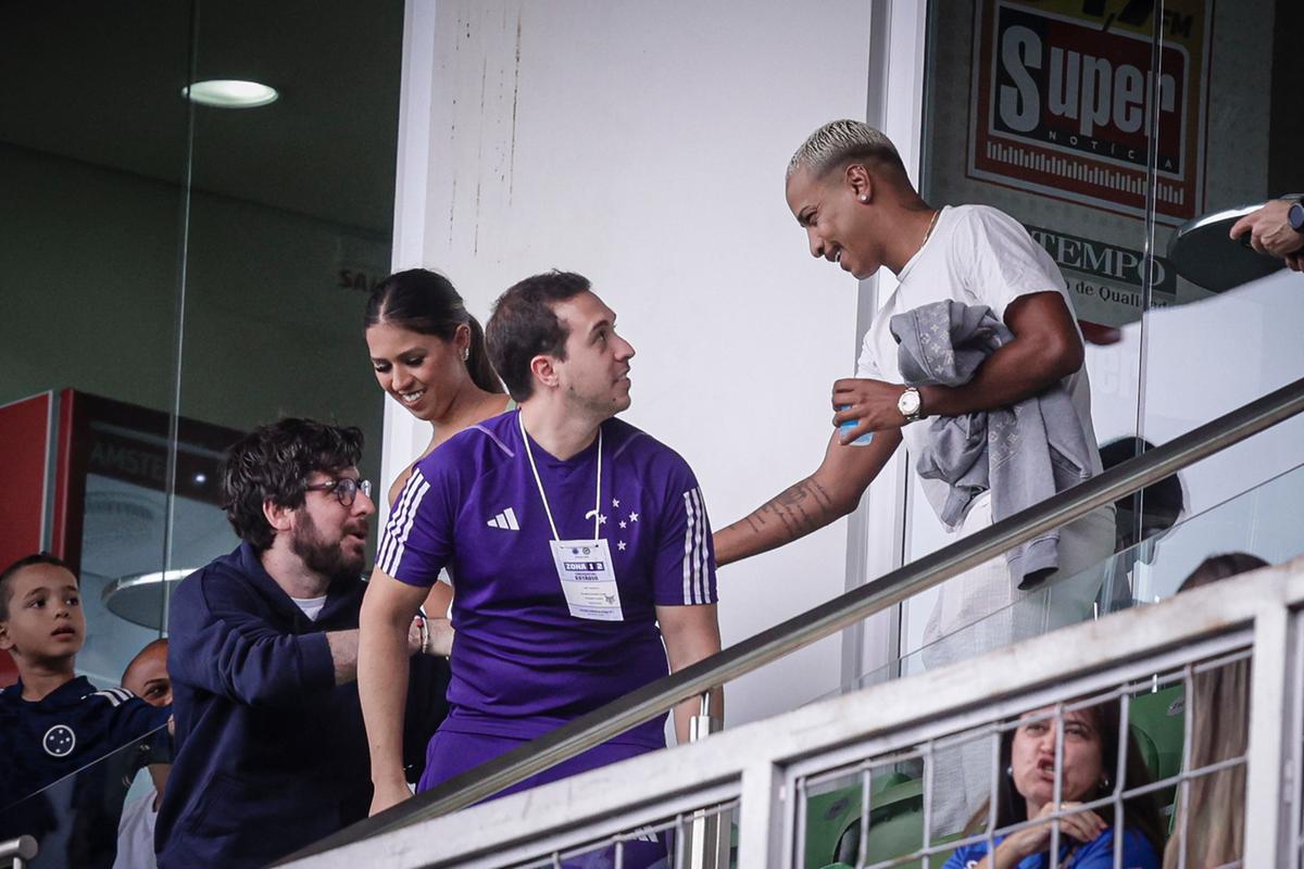 Matheus Pereira marca presença no Independência para acompanhar jogo do Cruzeiro (Staff Images Cruzeiro)