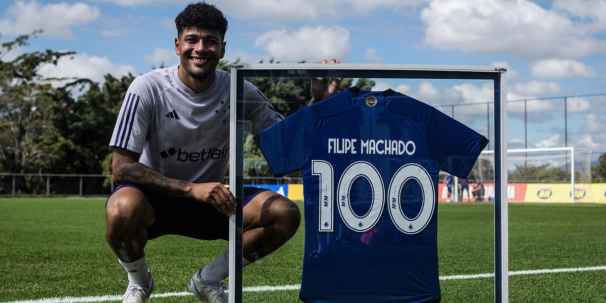 100 jogos pela Raposa (Gustavo Aleixo/Cruzeiro)