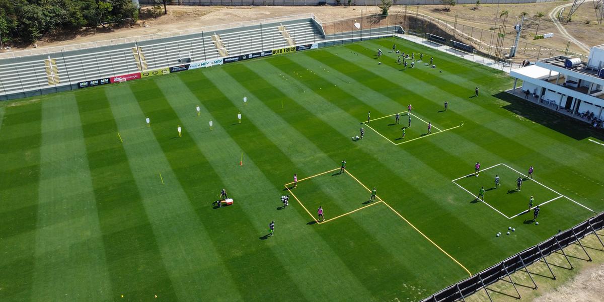 Atlético treina na Cidade do Galo visando o confronto contra o Palmeiras (Pedro Souza / Atlético)