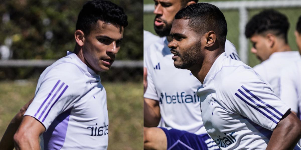 Jogadores trabalham na Toca II de olho na janela internacional (Montagem / Foto: Gustavo Aleixo - Cruzeiro)