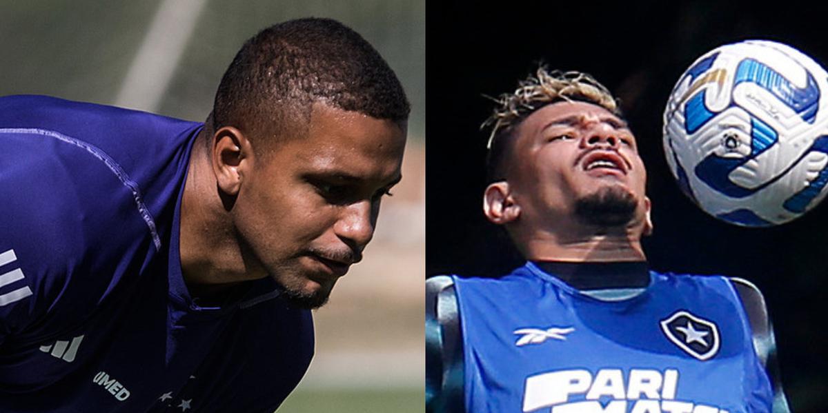 Anderson tem a missão de parar Tiquinho Soares no Mineirão (Montagem / Foto: Gustavo Aleixo - Cruzeiro / Vítor Silva-Botafogo)