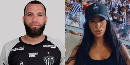Fabiana Souza é ex-amante do goleiro Everson (Pedro Souza/ Atlético - Reprodução/ Instagram @fabi_csousa)