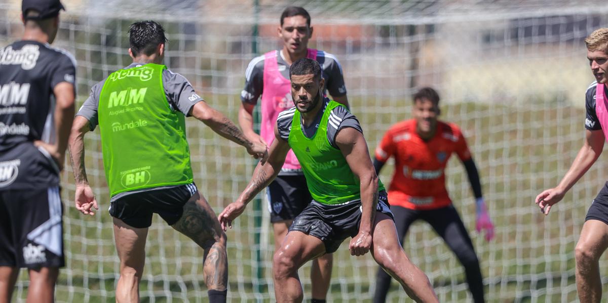 Treino do Galo na manhã desta terça-feira (22) (Pedro Souza / Atlético)