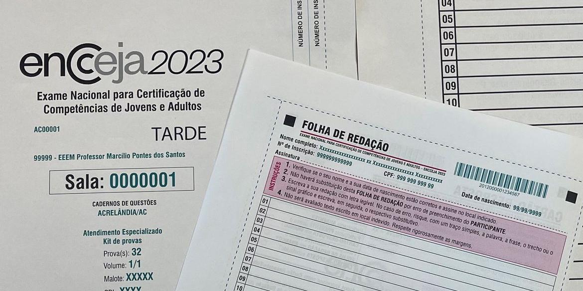 Os participantes buscam certificação para ensino fundamental ou ensino médio, no período da manhã e da tarde (Ana Carla Sodré / Ascom / Inep)