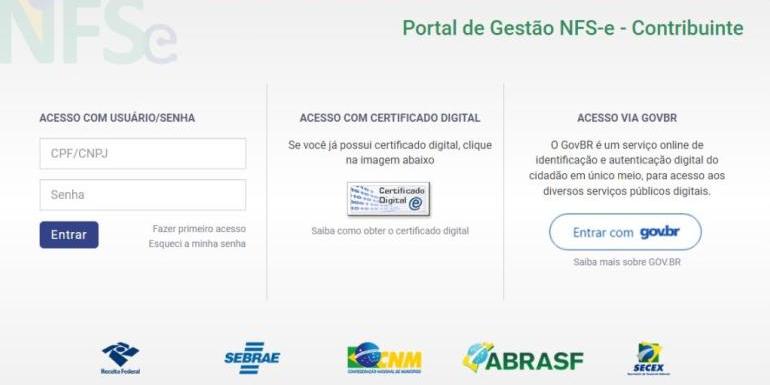 Nota fiscal eletrônica para MEI passa a ser emitida no site do governo federal (PBH / Reprodução)