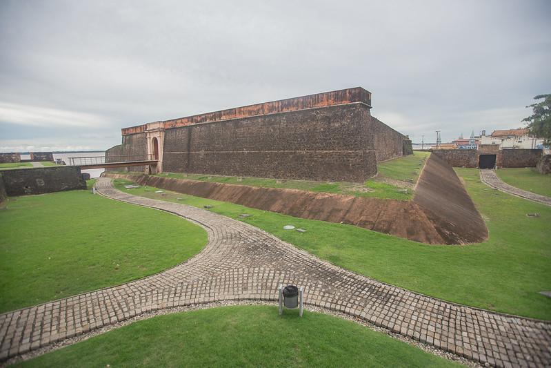 Forte do Presépio é um dos mais antigos monumentos de Belém e remonta ao período colonial (Bruna Brandão / MTUR)