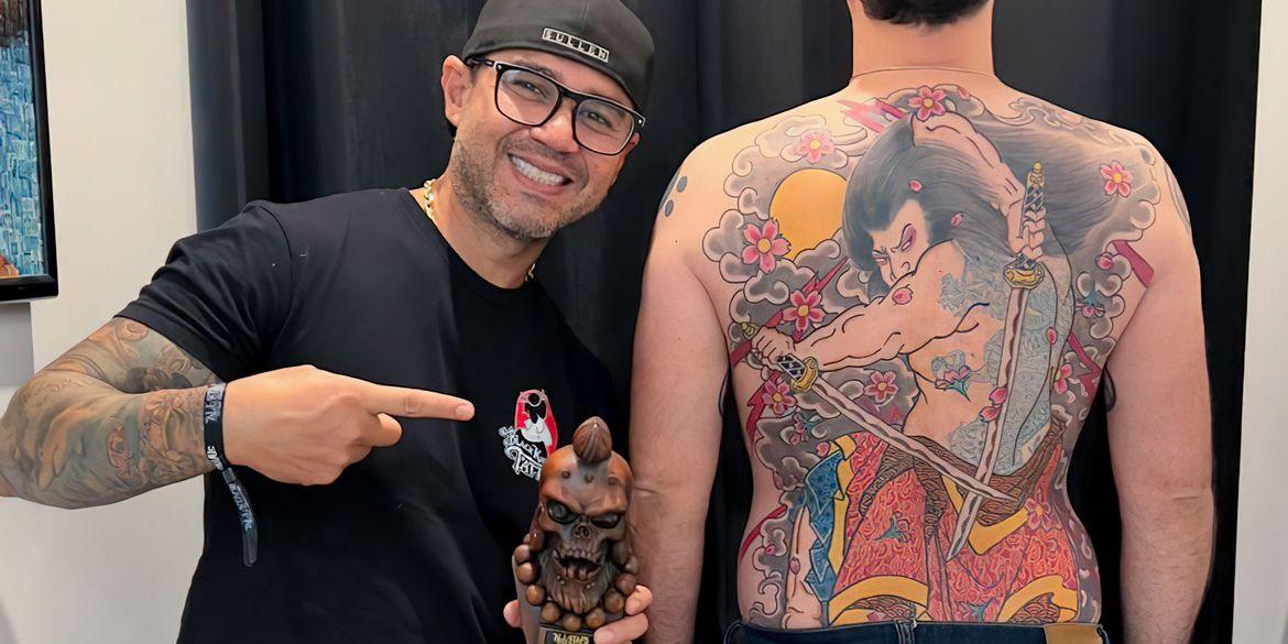 Bruno Freitas, tatuador brasileiro vence maior prêmio de tatuagem dos Estados Unidos (Arquivo pessoal)