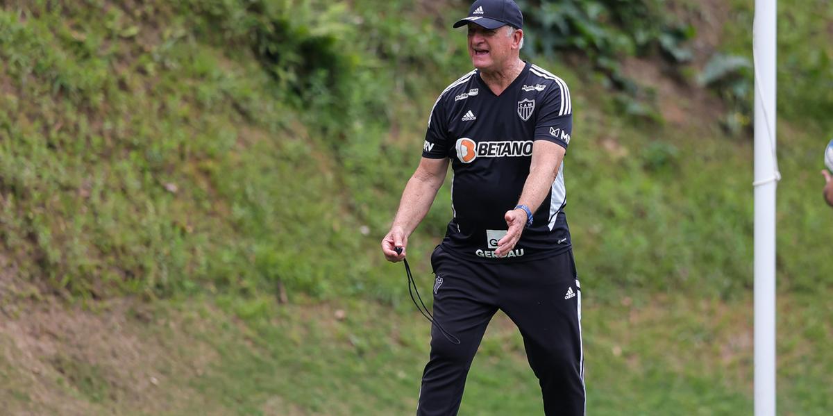 Felipão chegou ao Atlético em junho para assumir o lugar do argentino Eduardo Coudet (Pedro Souza / Atlético)