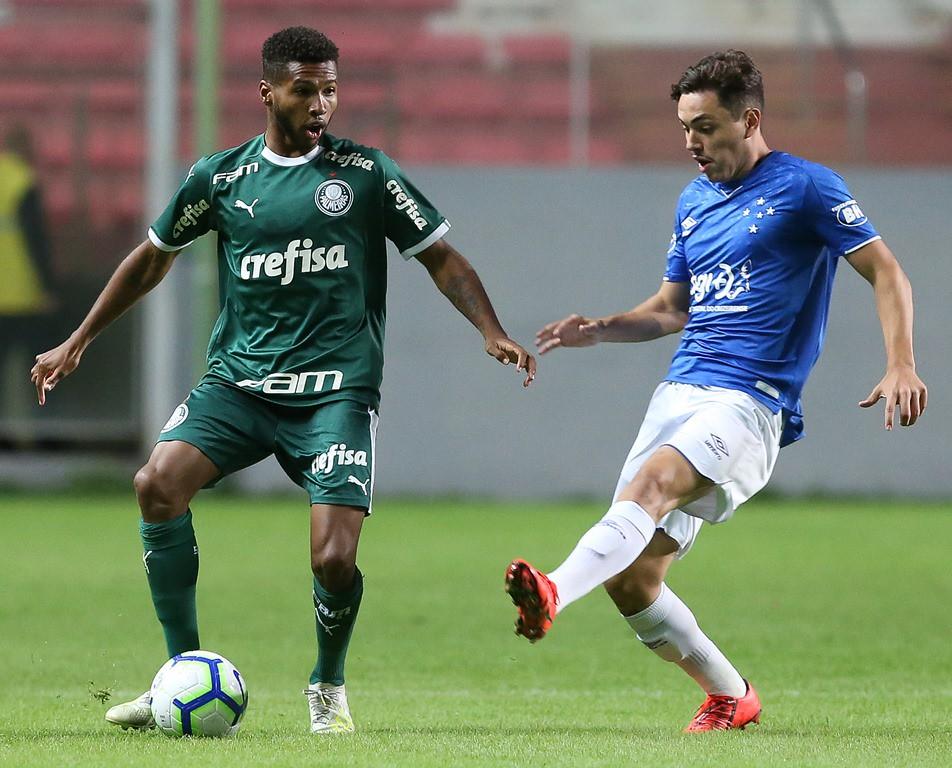 Wesley, atual jogador do Cruzeiro, na final da Copa do Brasil Sub-20 de 2019 (Fabio Menotti/Ag. Palmeiras)