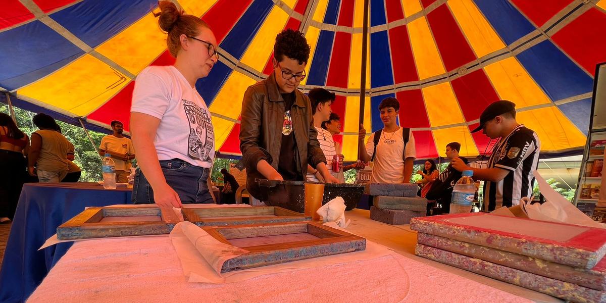 É a primeira vez que o parque abre as portas para alunos vivenciarem essa temática (BH-TEC/Divulgação)