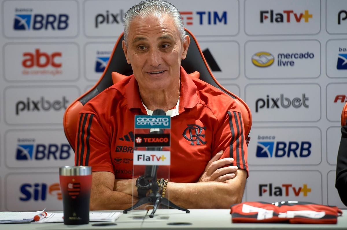 Tite foi anunciado pelo Flamengo no início de outubro (Reprodução/ Twitter)