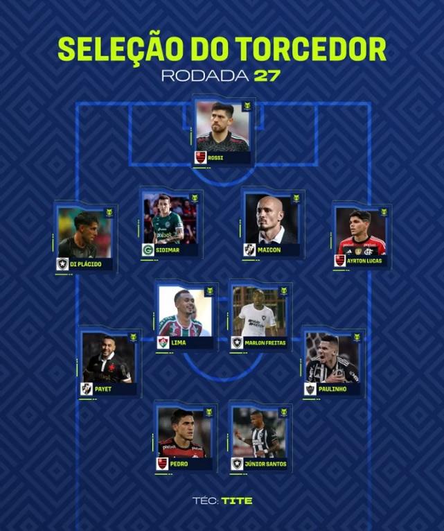 Seleção 26ª rodada (Reprodução / Twitter Brasileirão Assaí)