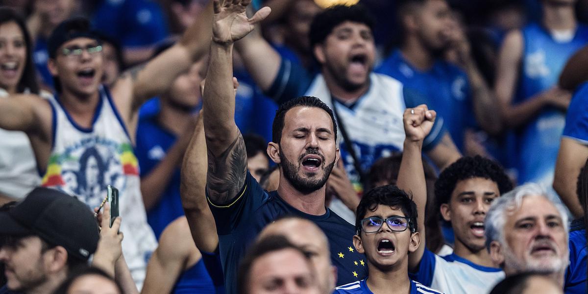 Torcida celeste garante presença e apoio no duelo contra o Bahia (Gustavo Aleixo / Cruzeiro)