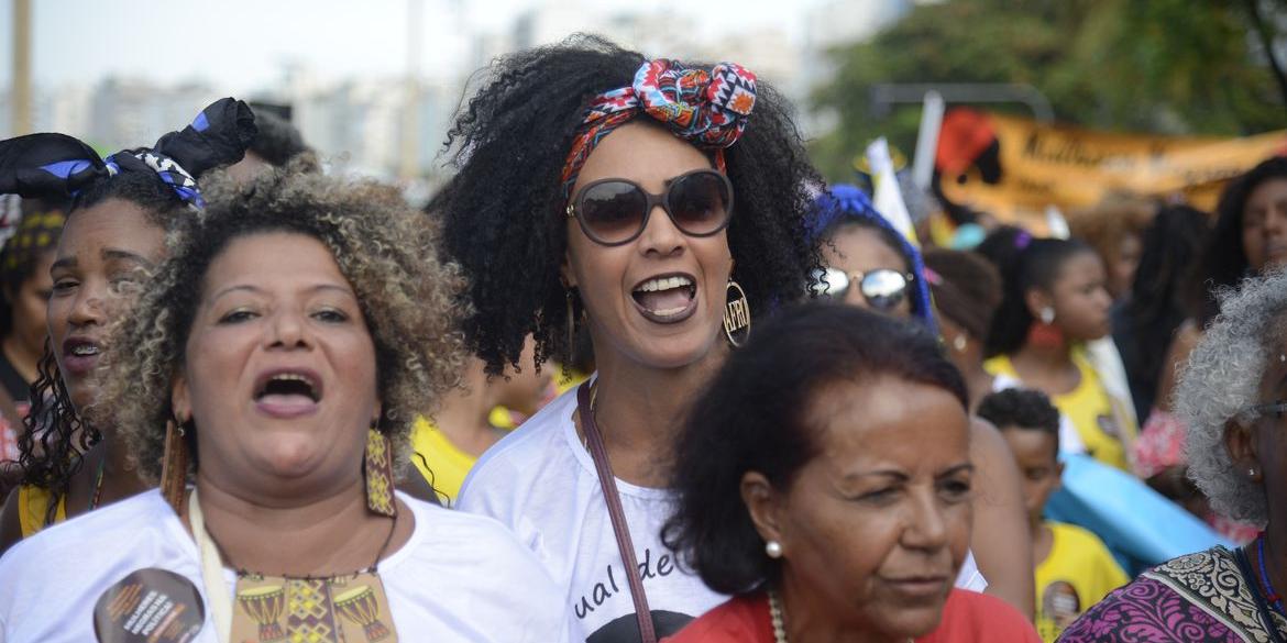 Marcha das Mulheres Negras no Rio de Janeiro (Tomaz Silva/Agência Brasil)