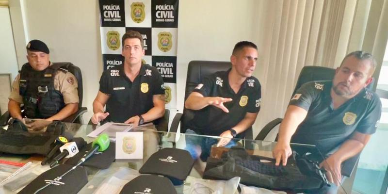 Segundo o delegado Warlyson Rodrigues, titular da 2ª Delegacia de Polícia Civil Venda Nova, estabelecimentos comerciais realizavam movimentação financeira milionária ligada aos indivíduos investigados pelo tráfico (PCMG / Divulgação)