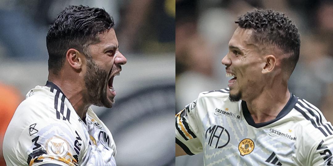 Dupla alvinegra é eleita para a seleção da 31 rodada (Montagem / Foto: Pedro Souza - Atlético)