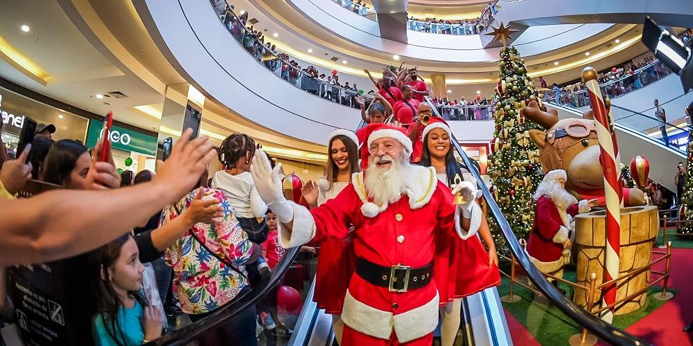 Está na hora de dar a partida para mais uma grande temporada de Natal com a chegada do Papai Noel (Divulgação /Shopping Estação BH)