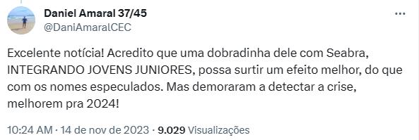 Torcida Cruzeiro (Reprodução /Twitter Cruzeiro)