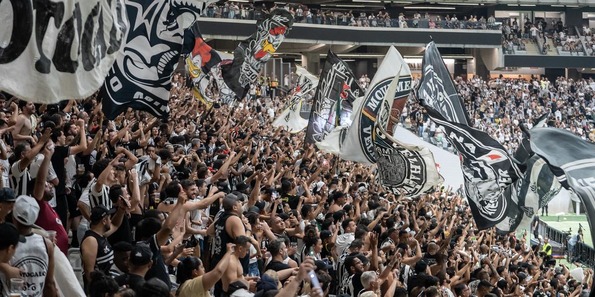 Foram disponibilizados 500 ingressos para a torcida do Atletico na final do Mineiro contra o Cruzeiro (Daniela Veiga / Atlético)