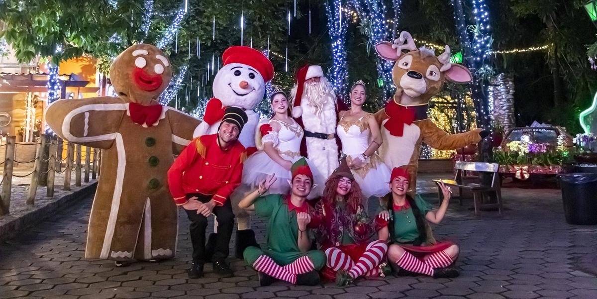 São 175 apresentações artísticas, entre teatros, dança típica, coral, desfile com personagens natalinos, shows musicais, chuva de neve, parada de Natal e muito mais (Juliana Lazzarini)