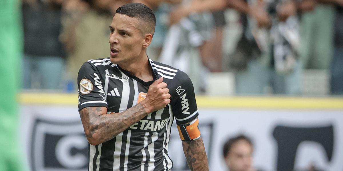 Arana vai no embalo do time e da torcida na busca pelo título do Brasileirão (Pedro Souza /Atlético)