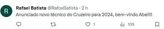 Torcida brinca com encontro entre Ronaldo e Abel Ferreira (Reprodução / Twitter Estádio Mineirão)