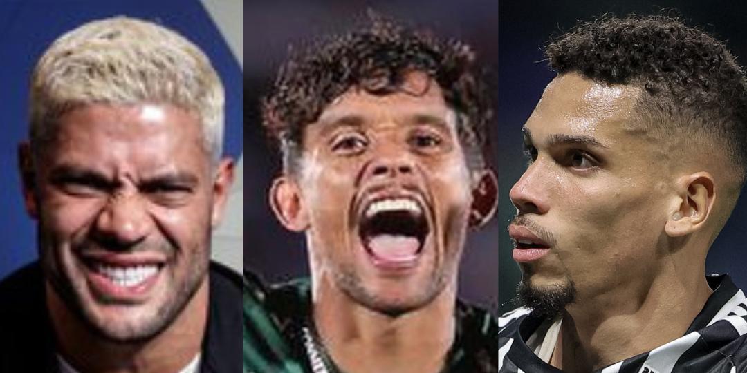 Galo monta elenco com últimos protagonistas do Brasileirão (Montagem / Foto: Pedro Vale/CBF - Reprodução / Instagram Gustavo Scarpa - Pedro Souza / Atlético)