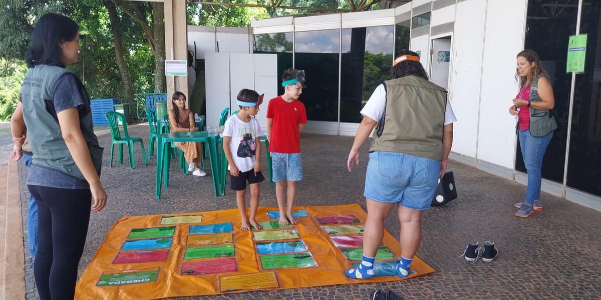 Crianças poderão participar de várias brincadeiras no Parque das Mangabeiras (Fernando Michel/Hoje em Dia)