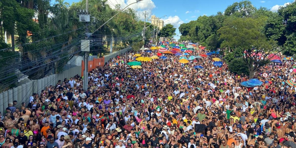 Carnaval de BH no entorno do Mineirão arrastou milhares de pessoas este ano (Fernando Michel / Hoje em Dia)